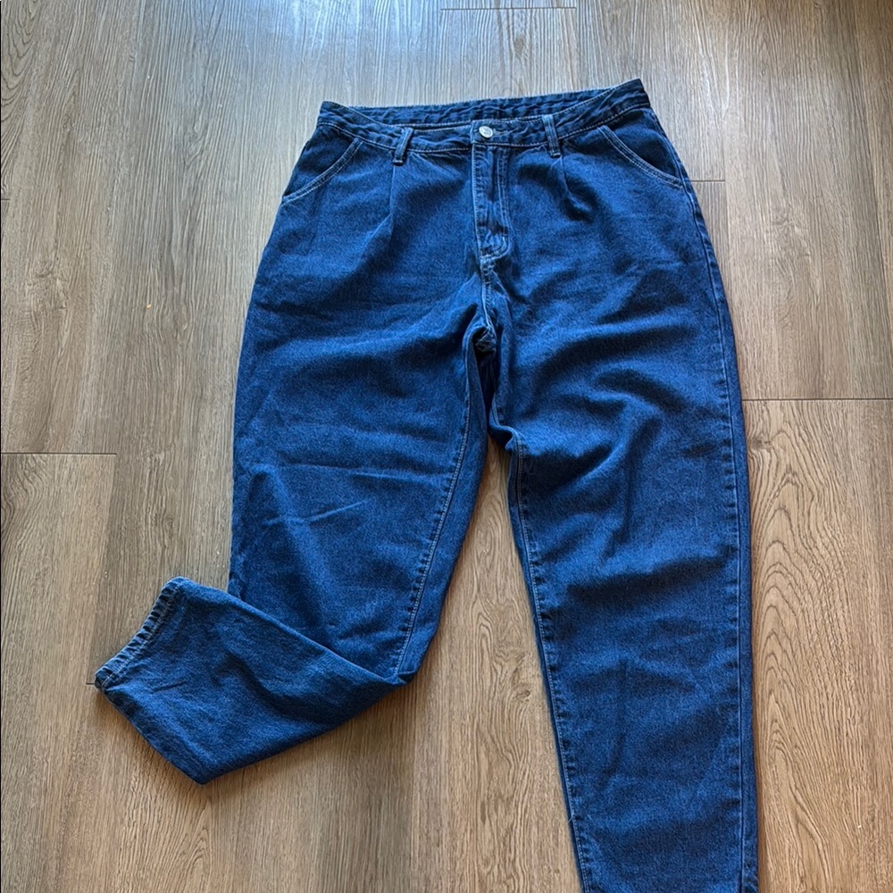 SHEIN High Rise Women Jeans - Dark Blue
